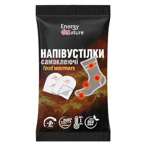 Самоклеюча грілка-напівустілка для ніг Energy of Nature